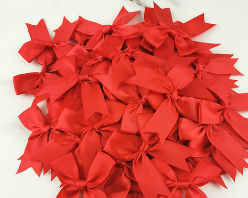 Pack of 20 bows 8.5cm x 8.5cm Satin Bows